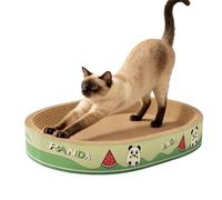 Round Cat Scratcher Bed - Ergonomic Chewable Scratch Board, Indoor Pet Scratching Pad for Living Room, Bedroom, Balcony, Corner, Or Floor, Safe & Sturdy Play Accessory for Home Cats