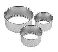 Round Cutters For Baking - Stainless Steel Donut Ring Molds, Reusable Dough Stamp, Professional Pastry Tool For Homemade Treat Creation, Kitchen Component For And Biscuits