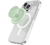 Round For Magsafe - Adapter Ring For Magsafe Included - Holder And Handle For Smartphone And Cases With Interchangeable Top - Honeydew Aluminum