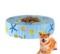 Round Inflatable Pool Cover - 210D Oxford Drawstring Pet Swimming Pool Cap