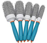 Round Ionic Ceramic Hair Brush Barber Barber Barber Salon Curling Brush Tool Set Barrel (19mm 25mm 32mm 45mm 53mm)