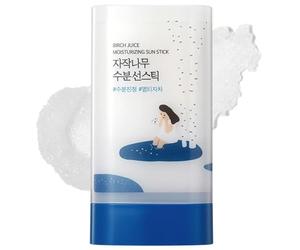 ROUND LAB Bâton solaire hydratant au jus de bouleau (SPF50+ PA ++ ++) 19 g + écran solaire 2 ml | Un écran solaire hydratant, pas de moulage blanc, forte protection UV, type essence humide,