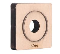 Round Leather Cutting Die 60mm | Hollow High Hardness Alloy Steel Punch Form for Leather/Cardboard/Rubber | DIY Craft Punching Tool for Neat & Accurate Cuts