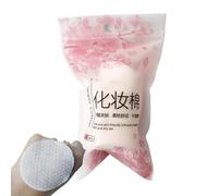 Round Make Up Remover Pads - 100 Pieces Makeup Remover Pads for Face | Facial Tool Natural Soft Rounds Wipes for Home Travel Women Girls Skin Eye Wash Cleaning Cotton Pad