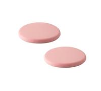Round Memory Foam Seat Cushion Housse en Tissu Soie Zippée Et Amovible | Coussin D'assise À Retour Lent,Pour Adapté Aux Chaises De Salle À Manger Cuisine(Pink,D 40cm(2PC))