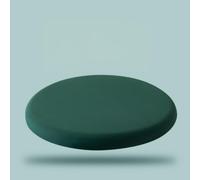 Round Memory Foam Seat Cushion Housse en Tissu Soie Zippée Et Amovible | Coussin D'assise À Retour Lent,Pour Adapté Aux Chaises De Salle À Manger Cuisine(Dark Green,D 35cm(1PC))