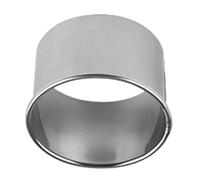 Round Pastry Cutter - Stainless Steel Donut Ring Mold, Reusable Dough Stamp Baking Accessory, Professional Kitchen Dessert Shaping Tool, Durable Homemade Treat Equipment | For Cookie Bread