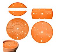 Round Planter Insert, Drainage Base Fillers, Lightweight Pot Support, Reusable Plant Insert for Flowers Garden Container Indoor Outdoor Urban Balcony Deck Porch Greenhouse Use Stable Growth Support