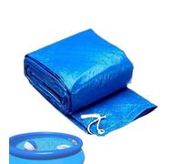 Round Pool Cover, Hot Tub Cover, Outdoor Spa Lid, Dustproof PE Material, Adjustable Drawstring Fit, Backyard Or Yard Use, Diameter 2.2m/7.22 Feet, B: About 2.9m/9.51 Feet Varies, Black, 1 Piece