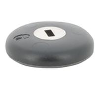 Round security slot - t lock - black