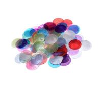 Round Shell Pieces 100 Pack | Natural Seashell, 2in Diameter, 350g | Flat Disc Bead Connectors With Hole For DIY Crafts, Wind Chimes, Jewelry Making