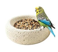 Round Stone-Look Design, Lightweight Construction, Stable Food Holding Shap