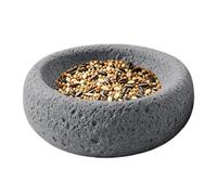 Round Stone-Look Design, Lightweight Construction, Stable Food Holding Shap