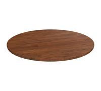 vidaXL Plateau de table Chêne massif Ø 80 x 2,5 cm Marron clair