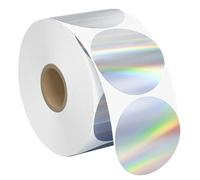 Round Thermal Labels, Blank Round Sticker Printing Labels, Direct Thermal Adhesive Label Rolls For Crafts Shipping Packaging Business Home Office School Classroom Organization Inventory Branding Use