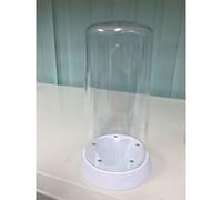 Vitrine Haute Et Ronde (Haut Arrondi) : Base Avec Led Lumineux