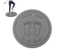Round Training Mat - Skipping Rope Pad for Indoor | EVA Foam with 0.6cm Thickness, Silent Non-Slip, Compact Size for Gym, Pilates, Yoga, Stretching, Floor Exercise, Home