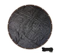 Round Trampoline Shade Cover, Sun Protection Accessory, Outdoor Safety Net, 11.5 Ft Protective Design, Sturdy Weather-Resistant Material, for Backyard Garden Park Outdoor Family Fun Sports Training