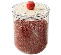 Round Transparent Airtight Food Storage Container PET