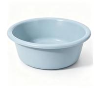 Round Wash Basin, 29.5x10CM Plastic Multipurpose Stackable Camping Dishpan Vegetable Fruit Dish Tub Laundry Basin For Home Kitchen Outdoor Indoor(Blue)