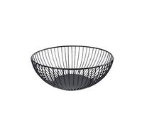 Round Wire Basket - Panier à oeufs filaires, Fruit Storage Basket | Iron Art Bowl Basket with Crelow Design, Portable Metal Fruit Basket, Storage Organizer for Fruit Vegetables Bread Candy Household