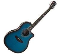 Roundback Guitare électro-acoustique par Gear4music, Blue Burst