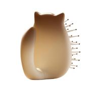 Rounded Tip Pins - Kids Detangling Comb, Resistant Shell for Daily School Travel, Paddle Design, Air Cushion Brush with Soft Touch Non Slip Finish, Portable Hairbrush for Teens Gym Bags