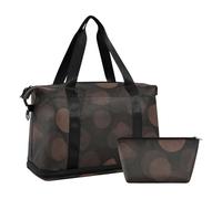 Rounds Lot de 2 grands sacs de sport avec sangle réglable Marron foncé
