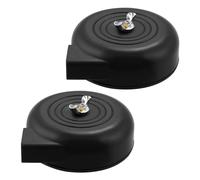 Roundsky Lot de 2 filetages de 20 mm pour compresseur Noir