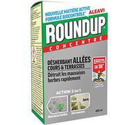 Roundup Désherbant Allées Cours et Terrasses Concentré, 400ml