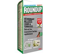 Roundup Désherbant Allées Cours et Terrasses Concentré 800ml, L'emballage Peut Varier.