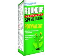 ROUNDUP RMU800N - Désherbant Jardin Action 2 en 1 Polyvalent 800 ml - Premiers effets visibles en 1h - Elimine mauvaises herbes et mousses par contact - Produit à base d'acide pélargonique - 347m²