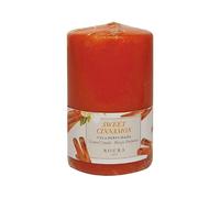 Roura Bougie Pilier parfumée Cannelle, 100 x 60 mm, Cire, Orange, Taille Unique