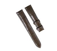 ROUREOX 12mm Courroies en Cuir Authentique Souples Vintage Bracelet de Remplacement Accessoires de réparation pour LONGINES CHOPARD Omega-Café