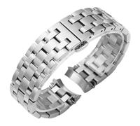 ROUREOX 19MM 316L Acier Inoxydable Courbé Bracelet Montre Extrémité, Métal Solide Remplacement Bracelet Montre pour Tissot 1853 T-Classic T065-Argent 19MM