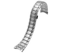 ROUREOX 22MM 316L Bracelet Montre Acier Inoxydable, Métal Solide Extrémité Courbe, Bracelet Remplacement pour Citizen NH8290/8294/8200-Argent 22MM