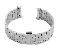 ROUREOX 22MM Hommes Bracelet Montre Acier Inoxydable, Extrémité Courbe, Boucle Pliante Bande Montre Déploiement Métallique pour Tissot 1853 Le Locle T139.407-Argent 22MM