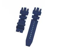ROUREOX 26mm Bracelet Écologique en Silicone Souple pour Montre pour Invicta Reserve-Bleu