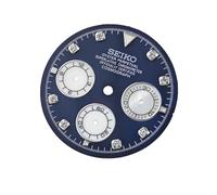 ROUREOX 29.5mm Cadran Montre Chronographe Style Course 3 sous Cadrans Mouvement Quartz VK63 Pièces Modding Set pour Rolex Daytona/Seiko - 6 29.5MM