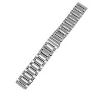 ROUREOX 316L Acier Inoxydable Bracelet Montre, Métal Bracelet Reemplacé, Extrémité Droite pour Casio Edifice EFR-303L/EQB-501/EFS-S500/EFS-530-Argent Mat 24MM