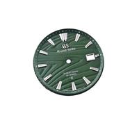 ROUREOX 33.5mm Cadran Montre Texture Écorce Arbre Mouvement Automatique NH35 Couronne 3 Heures Pièces Modding pour Grand Seiko - 15 33.5MM