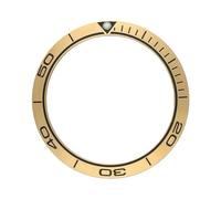 ROUREOX 38mm Insert de Lunette Céramique Finition Mate - Anneau de Montre Incliné 30,7mm Intérieur Point Lumineux - A4