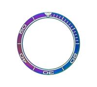 ROUREOX 38mm Insert de Lunette Céramique Finition Mate - Anneau de Montre Incliné 30,7mm Intérieur Point Lumineux - A3