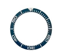 ROUREOX 38mm Insert de Lunette Céramique Incliné - Anneau de Montre Remplacement 30,7mm Diamètre Intérieur Point Lumineux Mod - A1