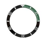 ROUREOX 38mm Insert de Lunette Céramique Remplacement - Anneau de Montre Incliné 30,7mm Intérieur Modding Perle Lumineuse - A14