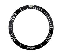 ROUREOX 38mm Insert Lunette Céramique Lumineux Style Héritage - Anneau Indices Points pour Omega Seamaster 300 Collection-A4