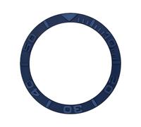 ROUREOX 38mm x 30,7mm Insert de Lunette Montre Céramique - Anneau Profil Biseauté Marqueurs Gaufrés Outil Horlogerie - A6