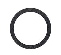 ROUREOX 38mm x 30,7mm Insert de Lunette Montre Céramique - Anneau Profil Biseauté Marqueurs Gaufrés Outil Horlogerie - A8