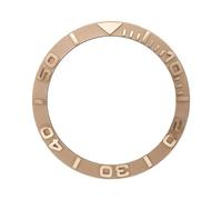 ROUREOX 38mm x 30,7mm Insert de Lunette Montre Céramique - Anneau Profil Biseauté Marqueurs Gaufrés Outil Horlogerie - A3