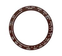 ROUREOX 39.3mm Insert Céramique Échelle Tachymètre Unités par Heure - Anneau Résistant pour Rolex Daytona 116500-A6